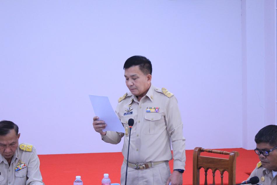 การแถลงนโยบายนายกองค์การบริหารส่วนตำบลนางัว